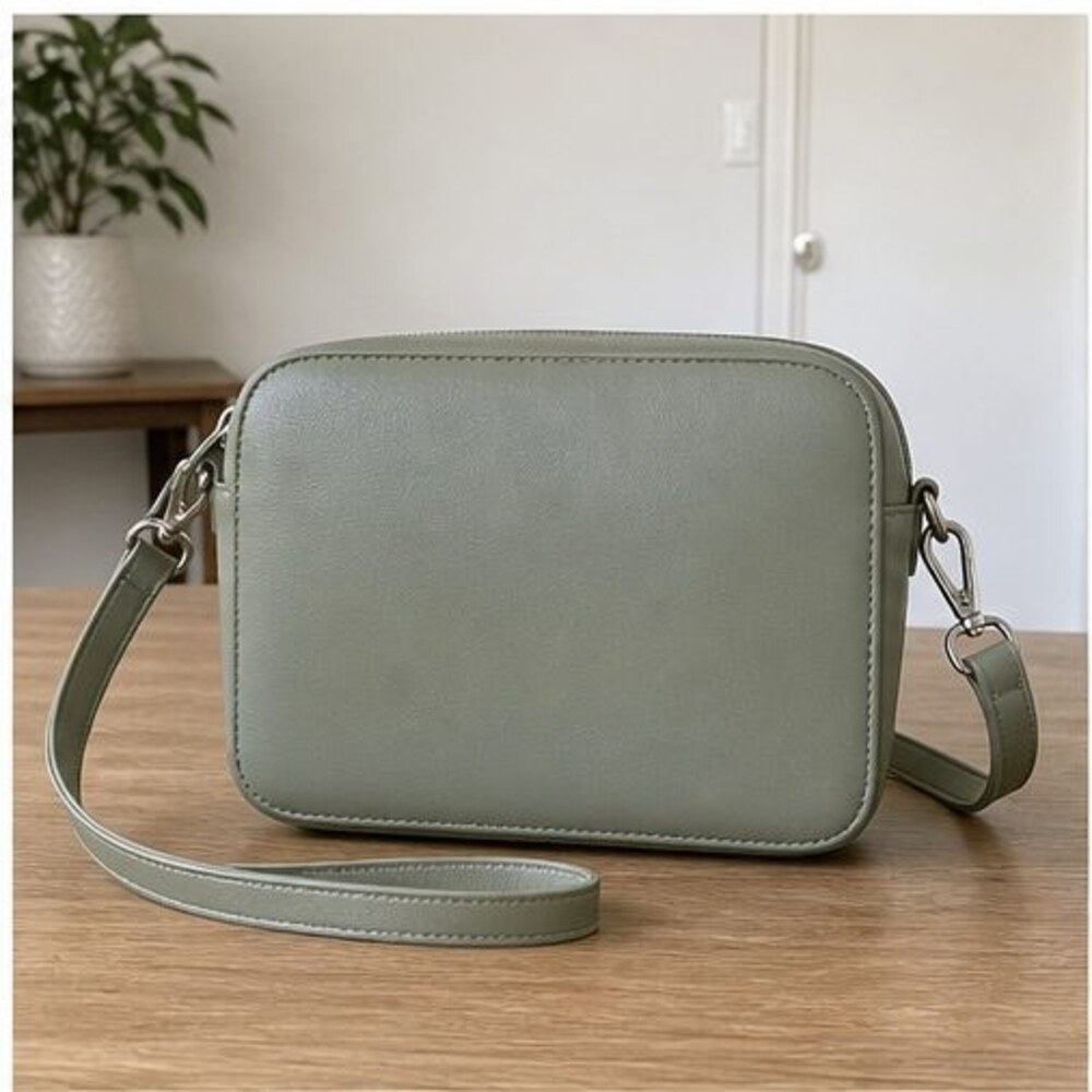 Sage Zip Crossbody Bag